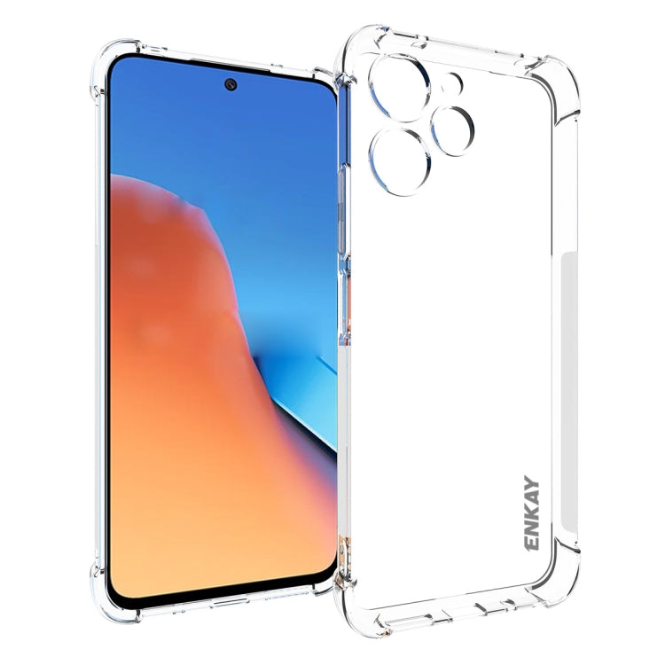 ENKAY Hat-Prince Transparent TPU Shockproof Phone Case, For Xiaomi 17T Pro5G, For Redmi 15a 5G, For Xiaomi 17T, For Xiaomi 17 Ultra, For Redmi Note 15 Pro 4G Global 163.2mm, For Redmi K90, For Redmi K90 Pro Max, For Redmi Note 15 Pro+ 5G Global 163.3mm...