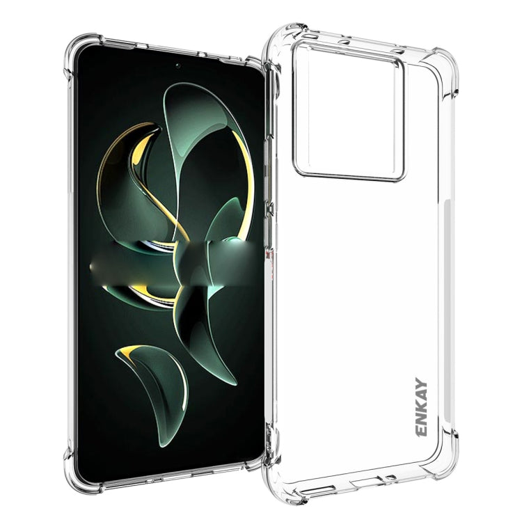 ENKAY Hat-Prince Transparent TPU Shockproof Phone Case, For Xiaomi 17T Pro5G, For Redmi 15a 5G, For Xiaomi 17T, For Xiaomi 17 Ultra, For Redmi Note 15 Pro 4G Global 163.2mm, For Redmi K90, For Redmi K90 Pro Max, For Redmi Note 15 Pro+ 5G Global 163.3mm...