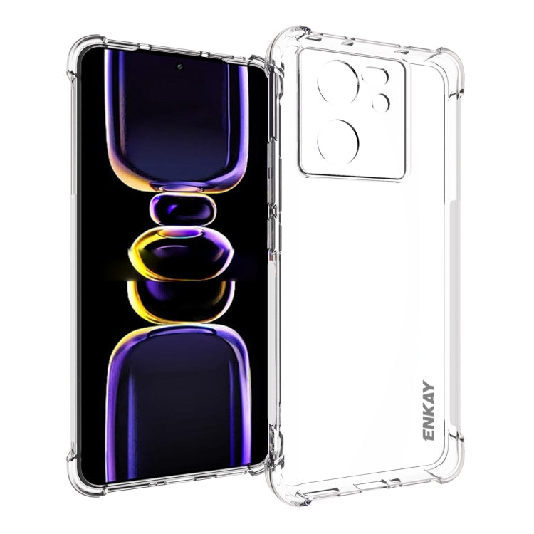 ENKAY Hat-Prince Transparent TPU Shockproof Phone Case, For Xiaomi 17T Pro5G, For Redmi 15a 5G, For Xiaomi 17T, For Xiaomi 17 Ultra, For Redmi Note 15 Pro 4G Global 163.2mm, For Redmi K90, For Redmi K90 Pro Max, For Redmi Note 15 Pro+ 5G Global 163.3mm...