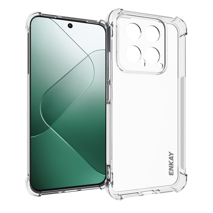 ENKAY Hat-Prince Transparent TPU Shockproof Phone Case, For Xiaomi 17T Pro5G, For Redmi 15a 5G, For Xiaomi 17T, For Xiaomi 17 Ultra, For Redmi Note 15 Pro 4G Global 163.2mm, For Redmi K90, For Redmi K90 Pro Max, For Redmi Note 15 Pro+ 5G Global 163.3mm...