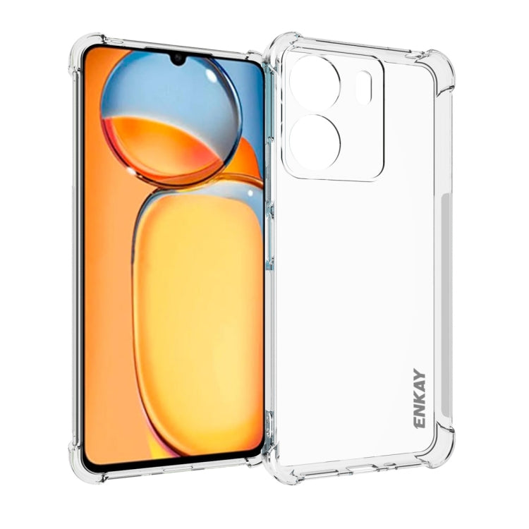 ENKAY Hat-Prince Transparent TPU Shockproof Phone Case, For Xiaomi 17T Pro5G, For Redmi 15a 5G, For Xiaomi 17T, For Xiaomi 17 Ultra, For Redmi Note 15 Pro 4G Global 163.2mm, For Redmi K90, For Redmi K90 Pro Max, For Redmi Note 15 Pro+ 5G Global 163.3mm...