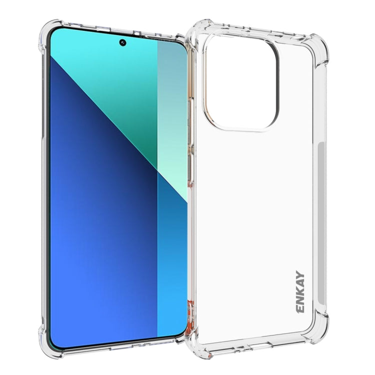 ENKAY Hat-Prince Transparent TPU Shockproof Phone Case, For Xiaomi 17T Pro5G, For Redmi 15a 5G, For Xiaomi 17T, For Xiaomi 17 Ultra, For Redmi Note 15 Pro 4G Global 163.2mm, For Redmi K90, For Redmi K90 Pro Max, For Redmi Note 15 Pro+ 5G Global 163.3mm...