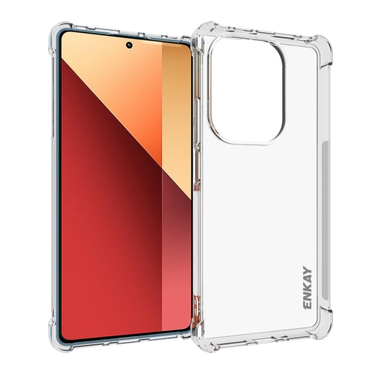 ENKAY Hat-Prince Transparent TPU Shockproof Phone Case, For Xiaomi 17T Pro5G, For Redmi 15a 5G, For Xiaomi 17T, For Xiaomi 17 Ultra, For Redmi Note 15 Pro 4G Global 163.2mm, For Redmi K90, For Redmi K90 Pro Max, For Redmi Note 15 Pro+ 5G Global 163.3mm...