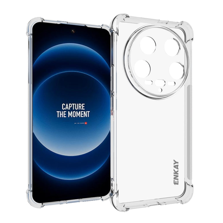 ENKAY Hat-Prince Transparent TPU Shockproof Phone Case, For Xiaomi 17T Pro5G, For Redmi 15a 5G, For Xiaomi 17T, For Xiaomi 17 Ultra, For Redmi Note 15 Pro 4G Global 163.2mm, For Redmi K90, For Redmi K90 Pro Max, For Redmi Note 15 Pro+ 5G Global 163.3mm...