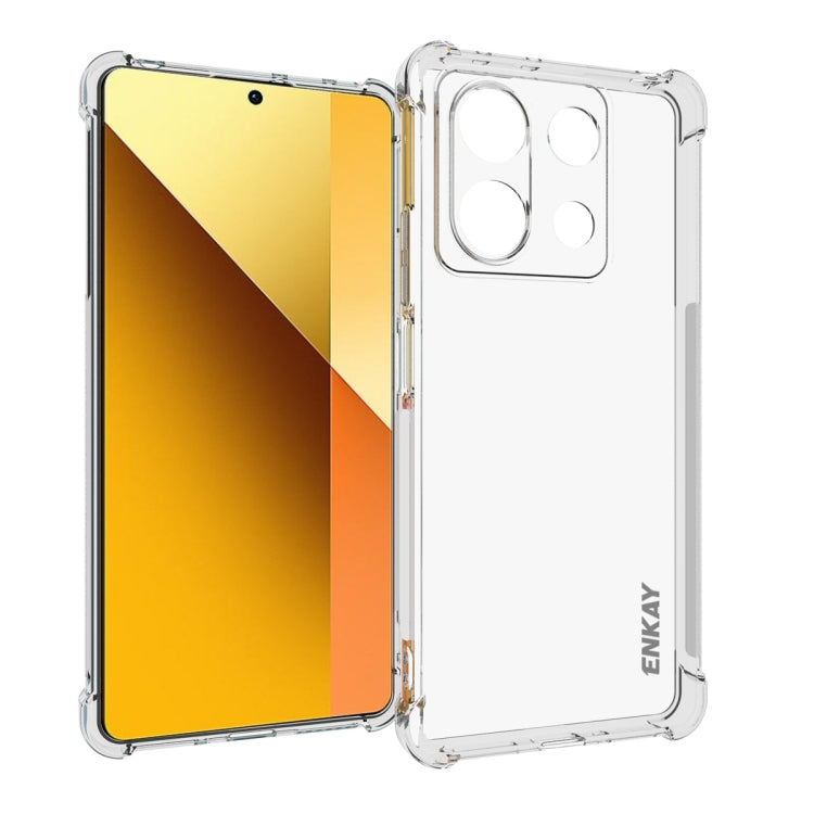 ENKAY Hat-Prince Transparent TPU Shockproof Phone Case, For Xiaomi 17T Pro5G, For Redmi 15a 5G, For Xiaomi 17T, For Xiaomi 17 Ultra, For Redmi Note 15 Pro 4G Global 163.2mm, For Redmi K90, For Redmi K90 Pro Max, For Redmi Note 15 Pro+ 5G Global 163.3mm...
