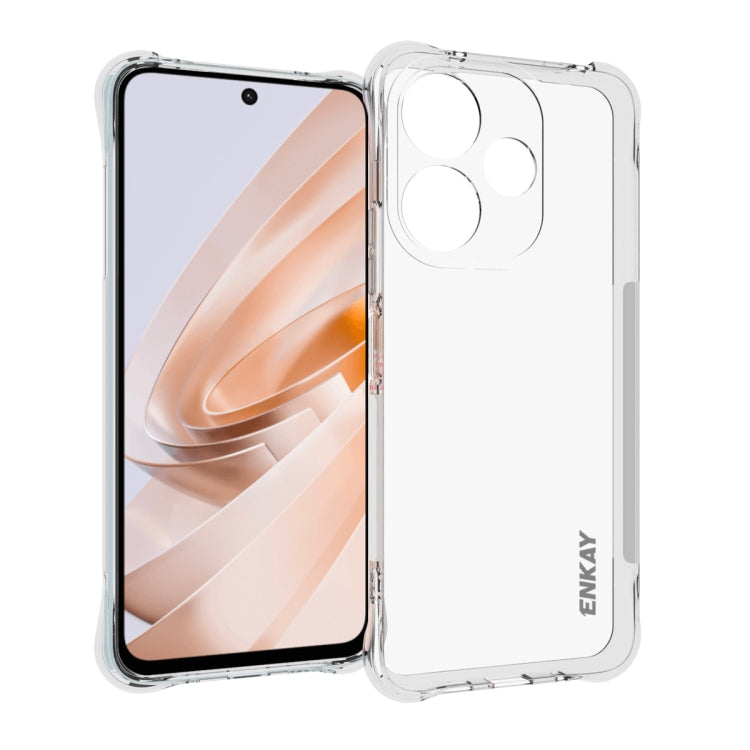 ENKAY Hat-Prince Transparent TPU Shockproof Phone Case, For Xiaomi 17T Pro5G, For Redmi 15a 5G, For Xiaomi 17T, For Xiaomi 17 Ultra, For Redmi Note 15 Pro 4G Global 163.2mm, For Redmi K90, For Redmi K90 Pro Max, For Redmi Note 15 Pro+ 5G Global 163.3mm...
