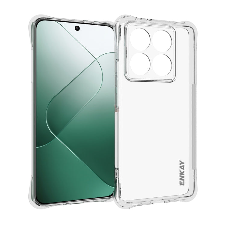 ENKAY Hat-Prince Transparent TPU Shockproof Phone Case, For Xiaomi 17T Pro5G, For Redmi 15a 5G, For Xiaomi 17T, For Xiaomi 17 Ultra, For Redmi Note 15 Pro 4G Global 163.2mm, For Redmi K90, For Redmi K90 Pro Max, For Redmi Note 15 Pro+ 5G Global 163.3mm...