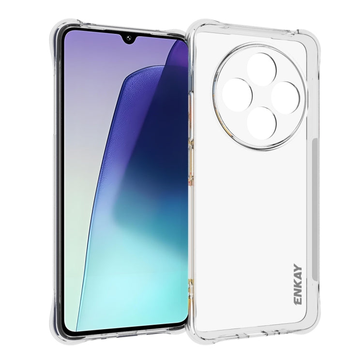 ENKAY Hat-Prince Transparent TPU Shockproof Phone Case, For Xiaomi 17T Pro5G, For Redmi 15a 5G, For Xiaomi 17T, For Xiaomi 17 Ultra, For Redmi Note 15 Pro 4G Global 163.2mm, For Redmi K90, For Redmi K90 Pro Max, For Redmi Note 15 Pro+ 5G Global 163.3mm...