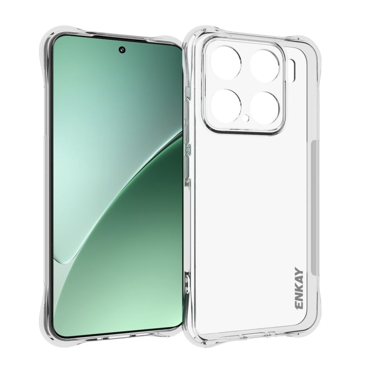 ENKAY Hat-Prince Transparent TPU Shockproof Phone Case, For Xiaomi 17T Pro5G, For Redmi 15a 5G, For Xiaomi 17T, For Xiaomi 17 Ultra, For Redmi Note 15 Pro 4G Global 163.2mm, For Redmi K90, For Redmi K90 Pro Max, For Redmi Note 15 Pro+ 5G Global 163.3mm...