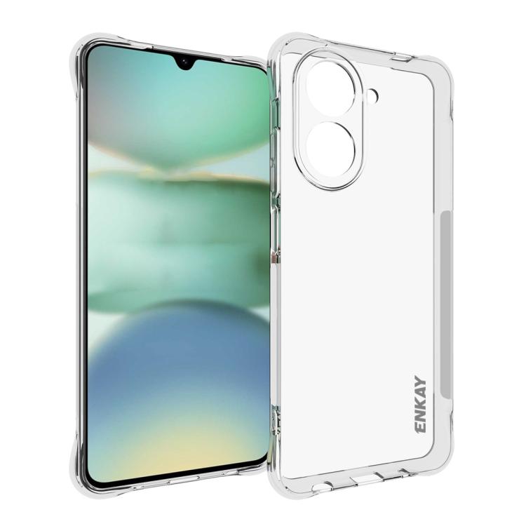 ENKAY Hat-Prince Transparent TPU Shockproof Phone Case, For Redmi Note 17 Pro 5G Global 163mm, For Xiaomi 17T Pro5G, For Redmi 15a 5G, For Xiaomi 17T, For Xiaomi 17 Ultra, For Redmi Note 15 Pro 4G Global 163.2mm, For Redmi K90, For Redmi K90 Pro Max   ...
