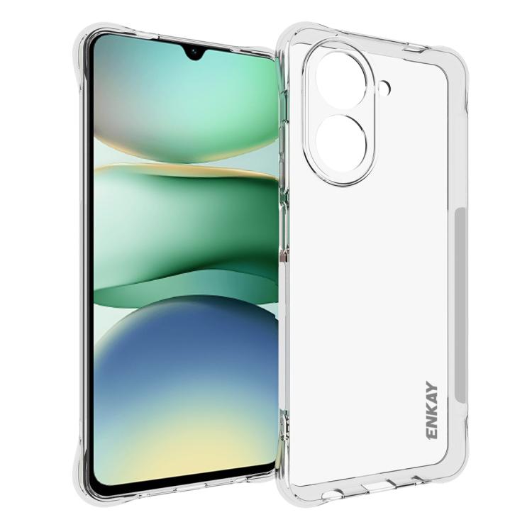 ENKAY Hat-Prince Transparent TPU Shockproof Phone Case, For Redmi Note 17 Pro 5G Global 163mm, For Xiaomi 17T Pro5G, For Redmi 15a 5G, For Xiaomi 17T, For Xiaomi 17 Ultra, For Redmi Note 15 Pro 4G Global 163.2mm, For Redmi K90, For Redmi K90 Pro Max   ...