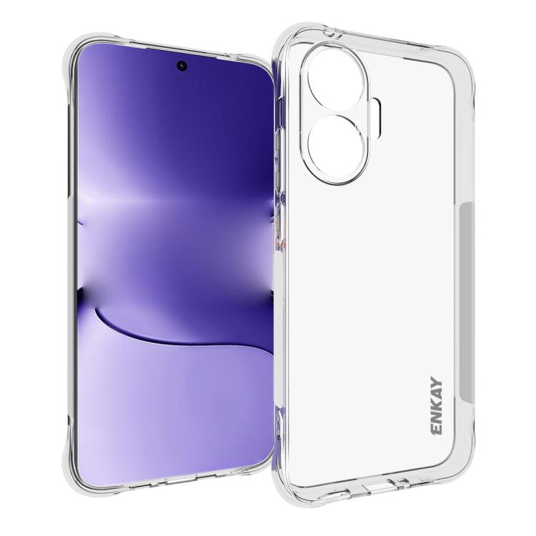 ENKAY Hat-Prince Transparent TPU Shockproof Phone Case, For Redmi Note 17 Pro 5G Global 163mm, For Xiaomi 17T Pro5G, For Redmi 15a 5G, For Xiaomi 17T, For Xiaomi 17 Ultra, For Redmi Note 15 Pro 4G Global 163.2mm, For Redmi K90, For Redmi K90 Pro Max   ...