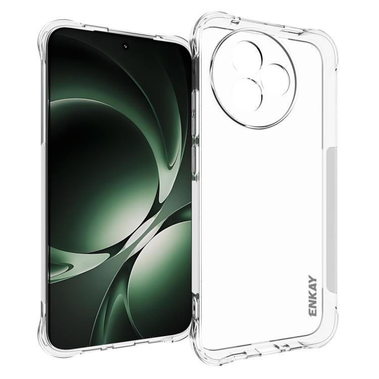 ENKAY Hat-Prince Transparent TPU Shockproof Phone Case, For Redmi Note 17 Pro 5G Global 163mm, For Xiaomi 17T Pro5G, For Redmi 15a 5G, For Xiaomi 17T, For Xiaomi 17 Ultra, For Redmi Note 15 Pro 4G Global 163.2mm, For Redmi K90, For Redmi K90 Pro Max   ...