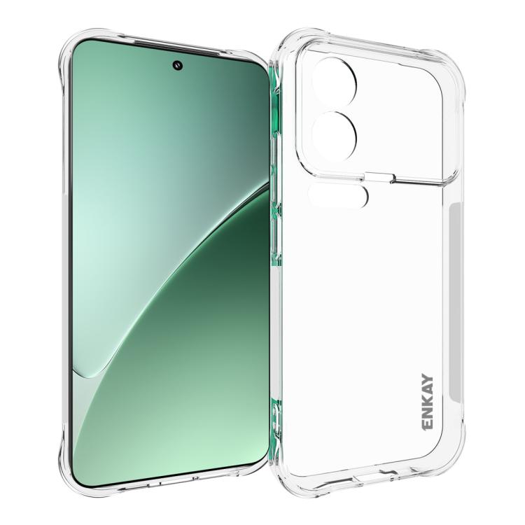 ENKAY Hat-Prince Transparent TPU Shockproof Phone Case, For Redmi Note 17 Pro 5G Global 163mm, For Xiaomi 17T Pro5G, For Redmi 15a 5G, For Xiaomi 17T, For Xiaomi 17 Ultra, For Redmi Note 15 Pro 4G Global 163.2mm, For Redmi K90, For Redmi K90 Pro Max   ...