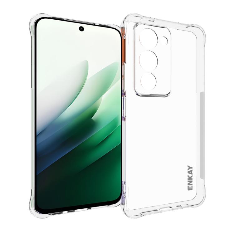 ENKAY Hat-Prince Transparent TPU Shockproof Phone Case, For Redmi 17 4G / 5G Global 170mm, For Redmi Note 15 4G / 5G Global 164mm, For Redmi 15C 5G / 4G EU 173mm, For Xiaomi Poco M7 Plus 5G / M7 4G 169mm, Redmi 15 5G Global / 15 4G SEA 169.5mm         ...
