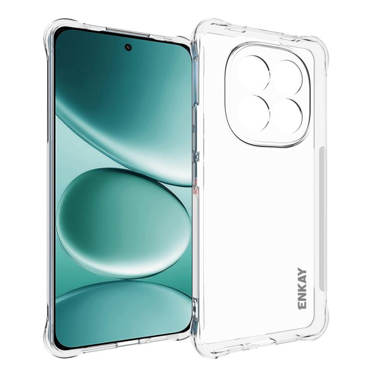 ENKAY Hat-Prince Transparent TPU Shockproof Phone Case, For Redmi Note 17 Pro 5G Global 163mm, For Xiaomi 17T Pro5G, For Redmi 15a 5G, For Xiaomi 17T, For Xiaomi 17 Ultra, For Redmi Note 15 Pro 4G Global 163.2mm, For Redmi K90, For Redmi K90 Pro Max   ...