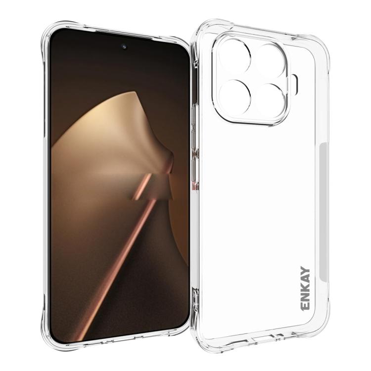 ENKAY Hat-Prince Transparent TPU Shockproof Phone Case, For Redmi Note 17 Pro 5G Global 163mm, For Xiaomi 17T Pro5G, For Redmi 15a 5G, For Xiaomi 17T, For Xiaomi 17 Ultra, For Redmi Note 15 Pro 4G Global 163.2mm, For Redmi K90, For Redmi K90 Pro Max   ...