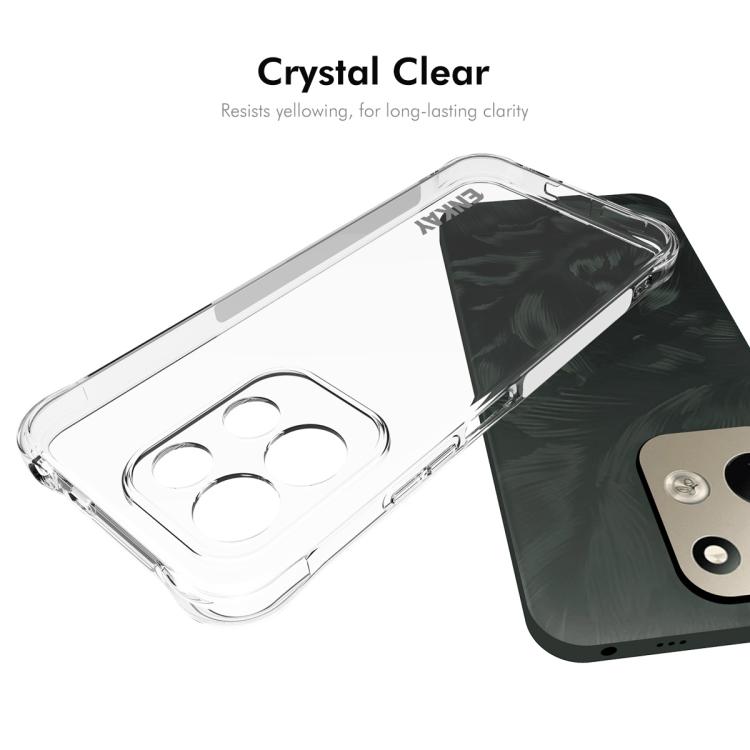 ENKAY Hat-Prince Transparent TPU Shockproof Phone Case, For Redmi 17 4G / 5G Global 170mm, For Redmi Note 15 4G / 5G Global 164mm, For Redmi 15C 5G / 4G EU 173mm, For Xiaomi Poco M7 Plus 5G / M7 4G 169mm, Redmi 15 5G Global / 15 4G SEA 169.5mm         ...