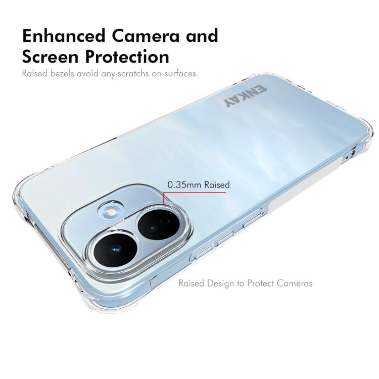 ENKAY Hat-Prince Transparent TPU Shockproof Phone Case, For Redmi Note 17 Pro 5G Global 163mm, For Xiaomi 17T Pro5G, For Redmi 15a 5G, For Xiaomi 17T, For Xiaomi 17 Ultra, For Redmi Note 15 Pro 4G Global 163.2mm, For Redmi K90, For Redmi K90 Pro Max   ...