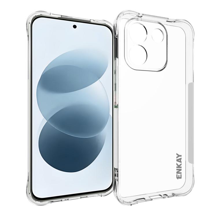 ENKAY Hat-Prince Transparent TPU Shockproof Phone Case, For Redmi K70 Pro, For Xiaomi 13T 5G, For Redmi 12 4G Global, For Redmi Note 12S, For Xiaomi Civi 3 5G, For Redmi Note 17 Pro+ / Max Global 163.4mm, For Redmi 17 4G / 5G Global 170mm              ...