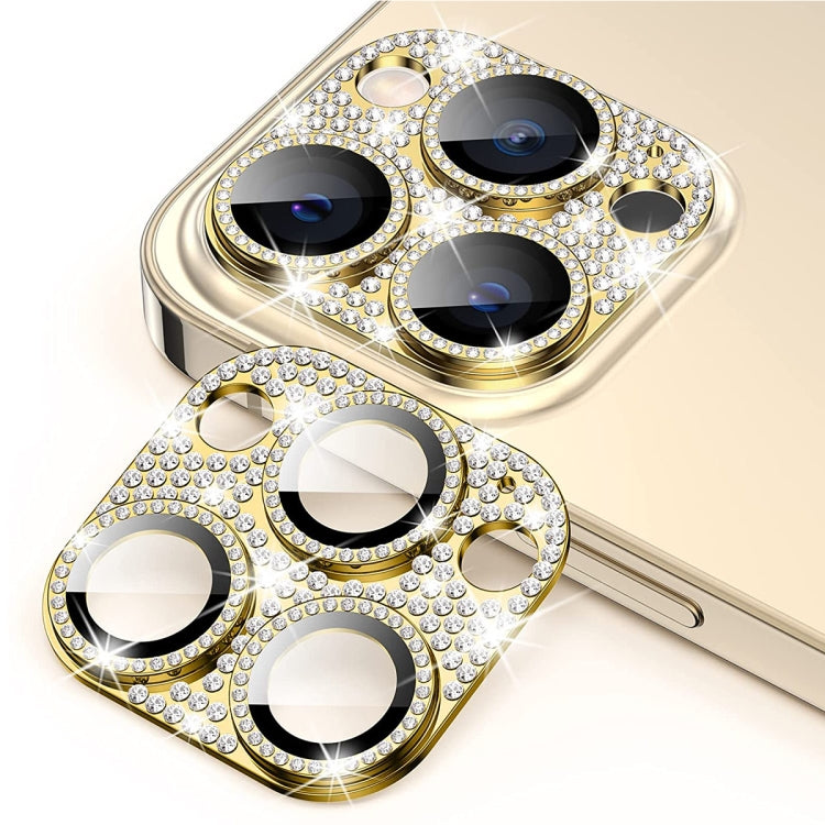 For iPhone 12 Pro Max ENKAY Hat-Prince Blink Diamond Camera Lens Aluminium Alloy Tempered Glass Film, For iPhone 12 Pro Max