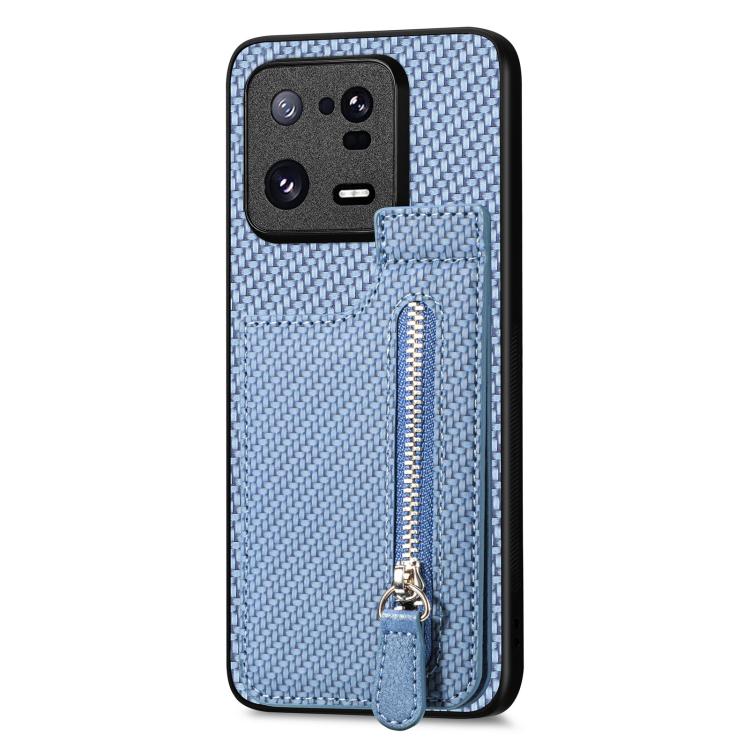 Carbon Fiber Vertical Flip Zipper Phone Case, For Redmi 15C 5G / 4G Glodal 171mm, For Xiaomi 15T, For Redmi K80 Pro / Poco F7 Ultra, For Redmi K80 / Poco F7 Pro, For Redmi Turbo 4, For Xiaomi Poco X7 Pro, For Redmi Note 12 5G, For Xiaomi 13 Pro        ...