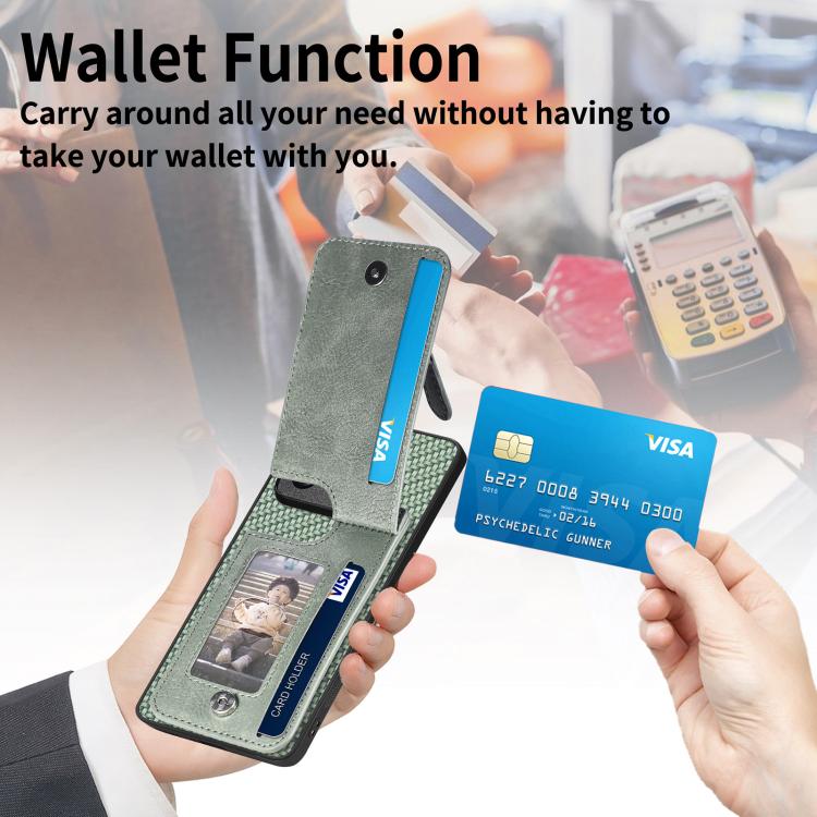 Carbon Fiber Vertical Flip Zipper Phone Case, For Redmi 15C 5G / 4G Glodal 171mm, For Xiaomi 15T, For Redmi K80 Pro / Poco F7 Ultra, For Redmi K80 / Poco F7 Pro, For Redmi Turbo 4, For Xiaomi Poco X7 Pro, For Redmi Note 12 5G, For Xiaomi 13 Pro        ...