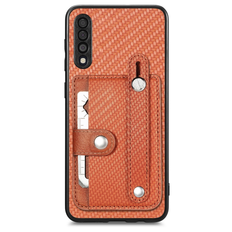 Wristband Kickstand Wallet Back Phone Case with Tool Knife, For Samsung Galaxy S20, For Samsung Galaxy A50