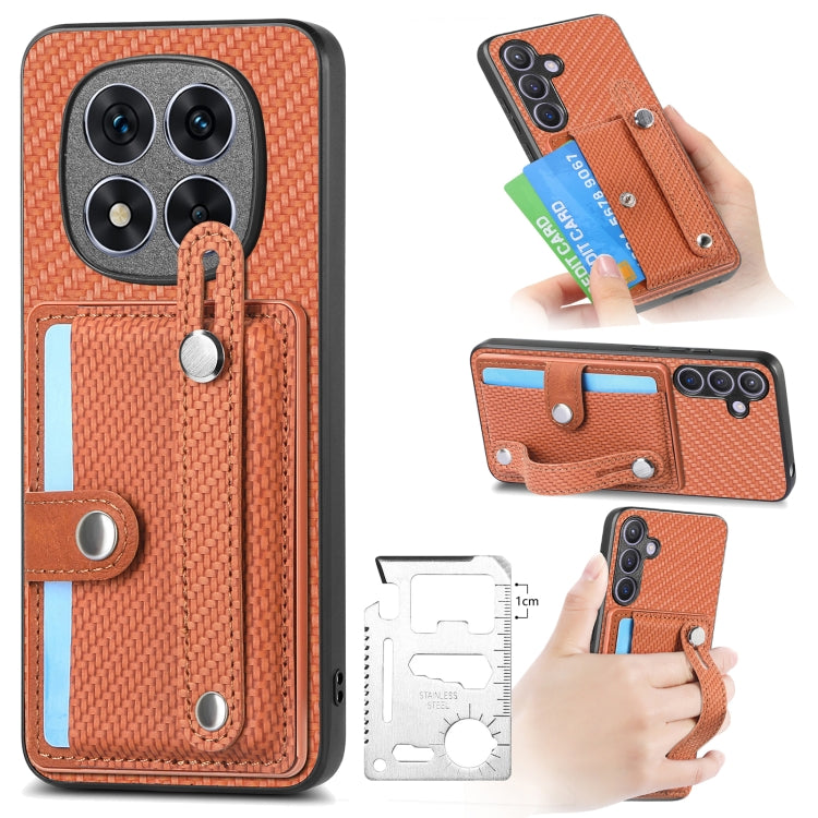 Wristband Kickstand Card Wallet Back Phone Case with Tool Knife, For Redmi 15C 5G / 4G Global 171mm, For Xiaomi 15T, For Redmi K80 Pro / Poco F7 Ultra, For Redmi K80 / Poco F7 Pro, For Redmi Turbo 4, For Xiaomi Poco X7 Pro, For Xiaomi 15 Pro           ...