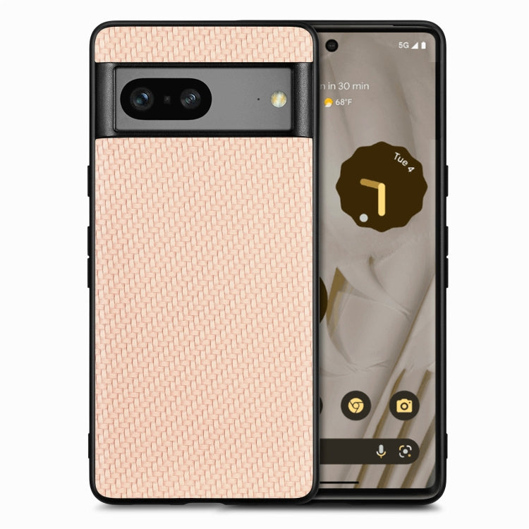 Carbon Fiber Texture Leather Back Cover Phone Case, For Google Pixel 10 Pro XL, For Google Pixel 10 / 10 Pro, For Google Pixel 9a, For Google Pixel 9 Pro XL, For Google Pixel 9 / 9 Pro, For Google Pixel 7a, For Google Pixel 6a, For Google Pixel 6 Pro  ...