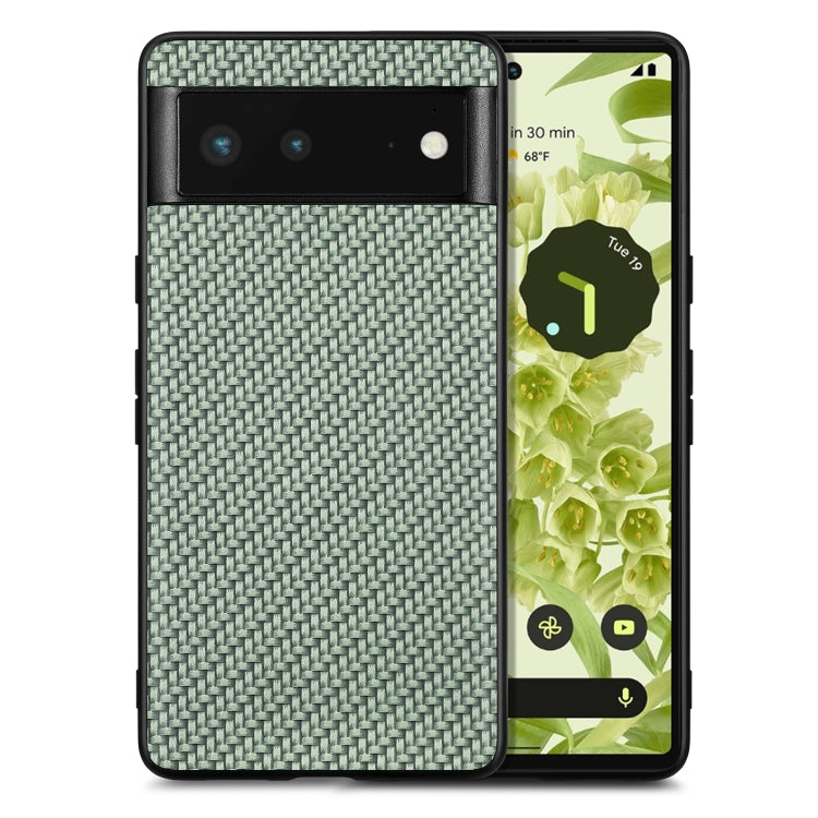 Carbon Fiber Texture Leather Back Cover Phone Case, For Google Pixel 10 Pro XL, For Google Pixel 10 / 10 Pro, For Google Pixel 9a, For Google Pixel 9 Pro XL, For Google Pixel 9 / 9 Pro, For Google Pixel 7a, For Google Pixel 6a, For Google Pixel 6 Pro  ...