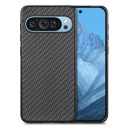 Carbon Fiber Texture Leather Back Cover Phone Case, For Google Pixel 10 Pro XL, For Google Pixel 10 / 10 Pro, For Google Pixel 9a, For Google Pixel 9 Pro XL, For Google Pixel 9 / 9 Pro, For Google Pixel 7a, For Google Pixel 6a, For Google Pixel 6 Pro  ...