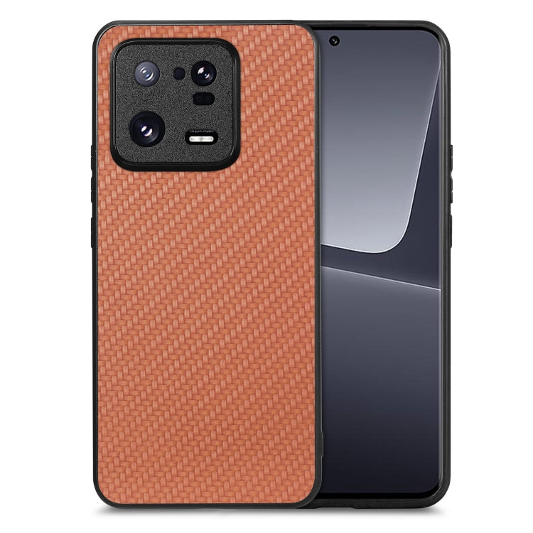 Carbon Fiber Texture Leather Back Cover Phone Case, For Redmi Note 14 Pro 5G, For Xiaomi 13 Pro, For Redmi Note 11T Pro 5G, For Redmi Note 10, For Xiaomi CC9 Pro, For Redmi K80 Pro / Poco F7 Ultra, For Redmi K80 / Poco F7 Pro