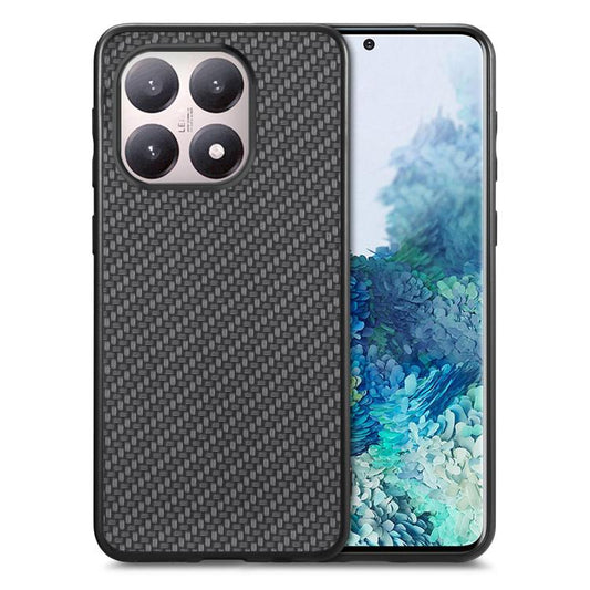 Carbon Fiber Texture Leather Back Cover Phone Case, For Xiaomi 15T, For Redmi 15C 5G / 4G Glodal 171mm, For Xiaomi 15 Ultra, For Redmi Turbo 4, For Xiaomi Poco X7 Pro, For Xiaomi 15 Pro, For Xiaomi 15, For Redmi Note 14 5G, For  Redmi Note 14 Pro+ 5G