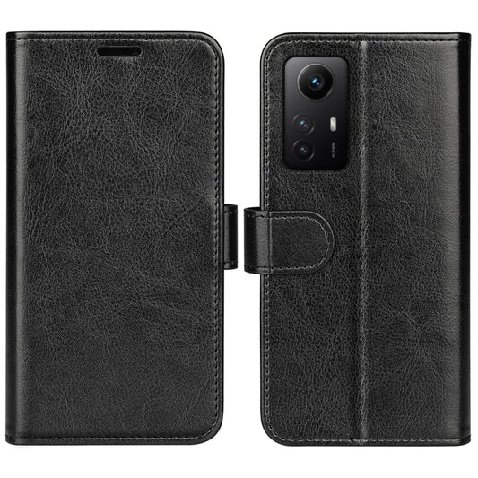 R64 Texture Horizontal Flip Leather Phone Case, For Redmi Note 12S