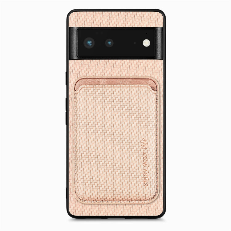 Carbon Fiber Leather Card Magsafe Phone Case, For Google Pixel 10 Pro XL, For Google Pixel 9 Pro XL, For Google Pixel 10 / 10 Pro, For Google Pixel 9 / 9 Pro, For Google Pixel 9a, For Google Pixel 7 Pro, For Google Pixel 7, For Google Pixel 6