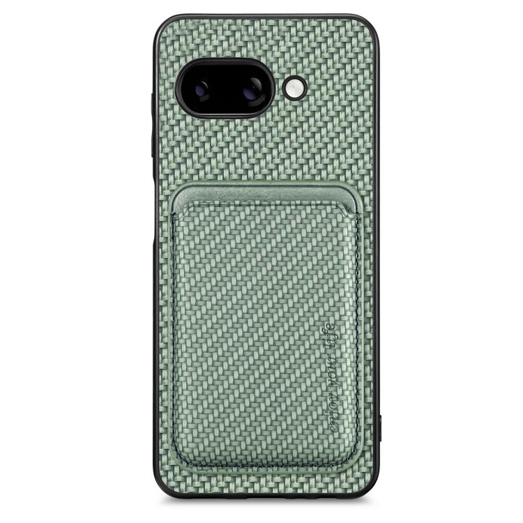 Carbon Fiber Leather Card Magsafe Phone Case, For Google Pixel 10 Pro XL, For Google Pixel 9 Pro XL, For Google Pixel 10 / 10 Pro, For Google Pixel 9 / 9 Pro, For Google Pixel 9a, For Google Pixel 7 Pro, For Google Pixel 7, For Google Pixel 6