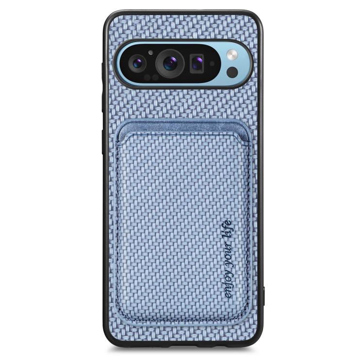 Carbon Fiber Leather Card Magsafe Phone Case, For Google Pixel 11 Pro XL, For Google Pixel 11, For Google Pixel 11 Pro, For Google Pixel 10 Pro XL, For Google Pixel 9 Pro XL, For Google Pixel 10 / 10 Pro, For Google Pixel 9 / 9 Pro, For Google Pixel 9a...