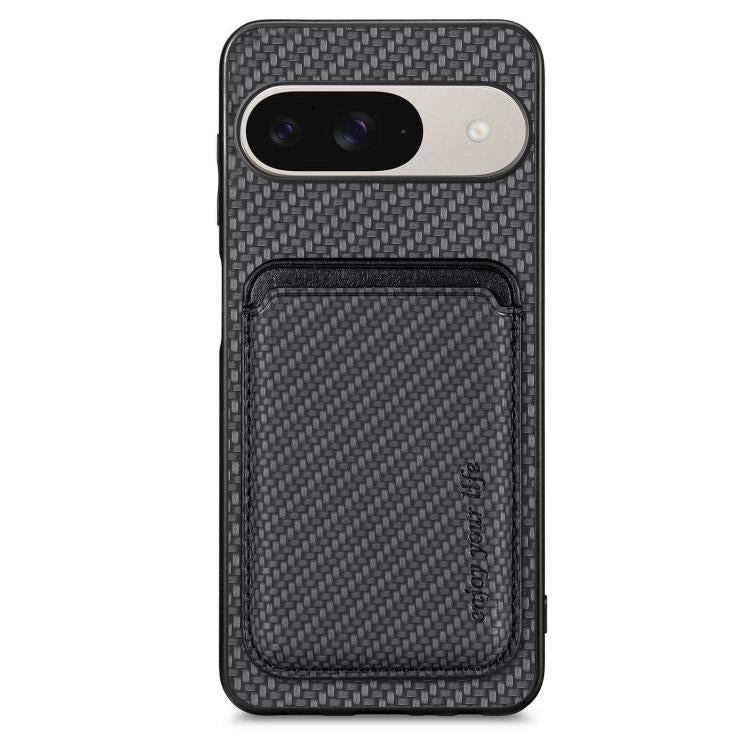 Carbon Fiber Leather Card Magsafe Phone Case, For Google Pixel 10 Pro XL, For Google Pixel 9 Pro XL, For Google Pixel 10 / 10 Pro, For Google Pixel 9 / 9 Pro, For Google Pixel 9a, For Google Pixel 7 Pro, For Google Pixel 7, For Google Pixel 6