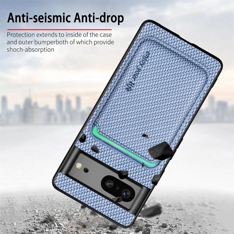 Carbon Fiber Leather Card Magsafe Phone Case, For Google Pixel 10 Pro XL, For Google Pixel 9 Pro XL, For Google Pixel 10 / 10 Pro, For Google Pixel 9 / 9 Pro, For Google Pixel 9a, For Google Pixel 7 Pro, For Google Pixel 7, For Google Pixel 6