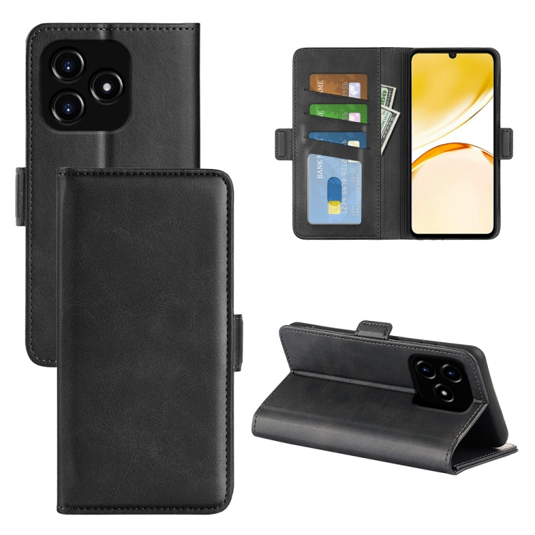 Dual-side Magnetic Buckle Horizontal Flip Leather Phone Case, For Realme 12 Pro+, For Realme C67 5G, For Realme 11X, For Realme C65 4G, For Realme C85 5G / 15x 5G, For Realme 15 5G / 15 Pro 5G, For Realme Narzo N53 / C53