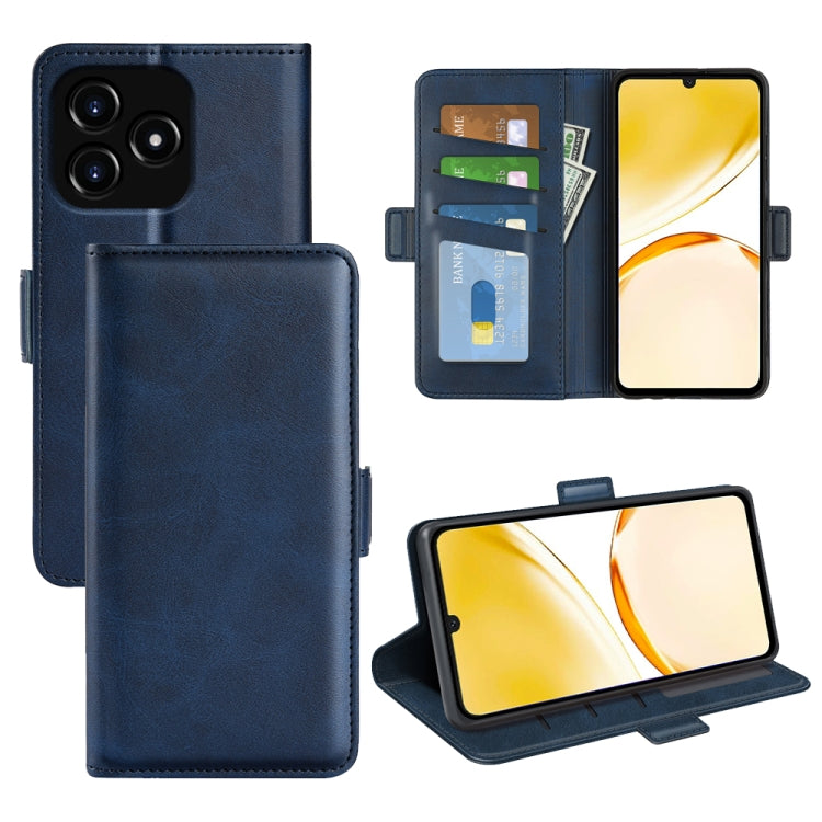 Dual-side Magnetic Buckle Horizontal Flip Leather Phone Case, For Realme 12 Pro+, For Realme C67 5G, For Realme 11X, For Realme C65 4G, For Realme C85 5G / 15x 5G, For Realme 15 5G / 15 Pro 5G, For Realme Narzo N53 / C53