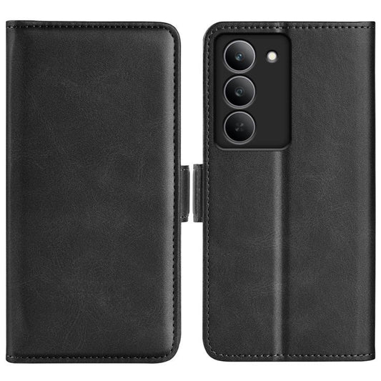 Dual-side Magnetic Buckle Horizontal Flip Leather Phone Case, For Realme 14X 5G, For Realme C75, For Realme GT 7 Pro 5G, For Realme 13+ 5G, For Realme 13 Pro 5G, For Realme GT 6 5G, For Realme C63, For Realme 12 5G, For Realme 12+ 5G