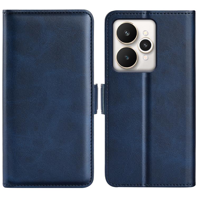 Dual-side Magnetic Buckle Horizontal Flip Leather Phone Case, For Realme 12 Pro+, For Realme C67 5G, For Realme 11X, For Realme C65 4G, For Realme C85 5G / 15x 5G, For Realme 15 5G / 15 Pro 5G, For Realme Narzo N53 / C53
