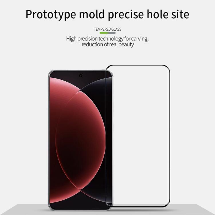 PINWUYO 9H 3D Hot Bending Tempered Glass Film, For Xiaomi 15 Ultra, For Xiaomi 15 Pro, For Xiaomi 14 Ultra, For Xiaomi 14 Pro, For Xiaomi Redmi Note 13 Pro+, For Xiaomi Civi 3, For Redmi Note 14 Pro 5G /14 Pro+ 5G