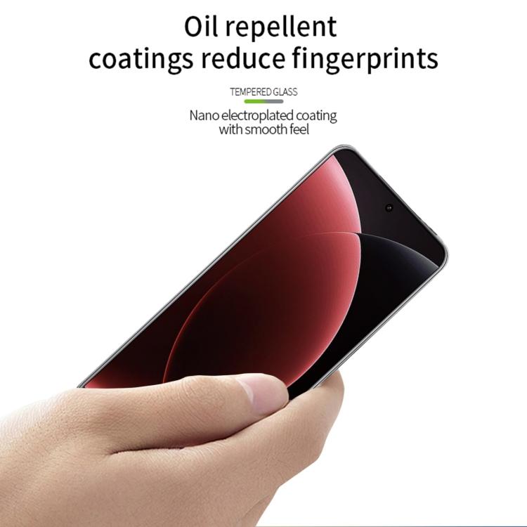 PINWUYO 9H 3D Hot Bending Tempered Glass Film, For Xiaomi 15 Ultra, For Xiaomi 15 Pro, For Xiaomi 14 Ultra, For Xiaomi 14 Pro, For Xiaomi Redmi Note 13 Pro+, For Xiaomi Civi 3, For Redmi Note 14 Pro 5G /14 Pro+ 5G