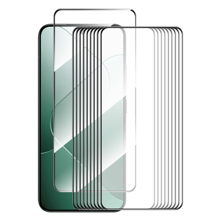 10pcs ENKAY Hat-Prince Full Glue High Aluminum-silicon Tempered Glass Film, For Redmi Note 15 Pro 5G Global 163.6mm, For Redmi 15C Global 171mm / Poco C85, For Redmi 15C 5G / 4G EU 173mm, For Redmi 13X, For Redmi Note 14S 4G, For Redmi Turbo 4         ...