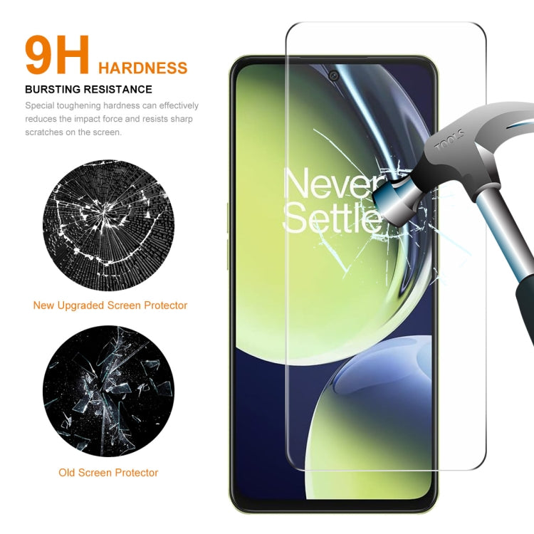 10pcs ENKAY 0.26mm 9H 2.5D High Aluminum-silicon Tempered Glass Film, For OnePlus Nord CE 3 Lite, For OnePlus Nord CE3, For OnePlus Nord 3 / Nord N300