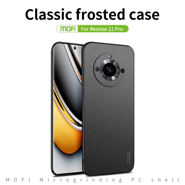 MOFI Fandun Series Frosted PC Ultra-thin All-inclusive Phone Case, For Realme 11 Pro, For Realme 11 Pro+
