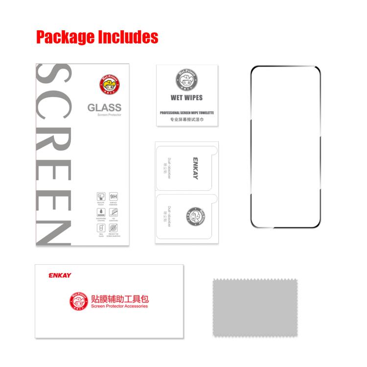 ENKAY Hat-Prince Full Glue High Aluminum-silicon Tempered Glass Film, For Galaxy M47 5G, For Galaxy Z Fold8 5G Outer Screen, For Galaxy Z Fold8 Ultra 5G Outer Screen, For Galaxy Z Flip8 5G Outer Screen, For Galaxy A57 5G, For Galaxy A37 5G             ...